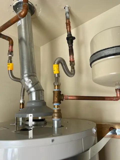 Water heater installation and plumbing repair in Porterville
